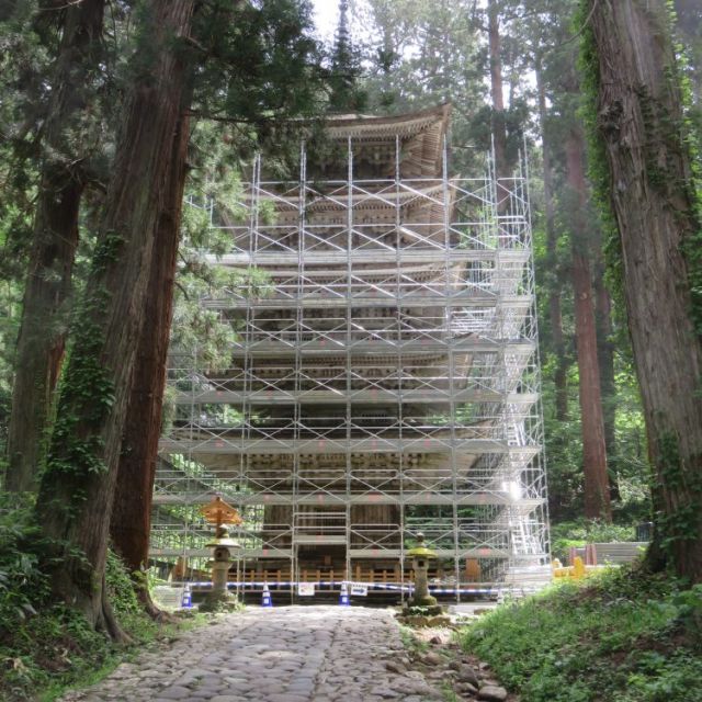 「羽黒山五重塔」修復工事について 2023.6.5