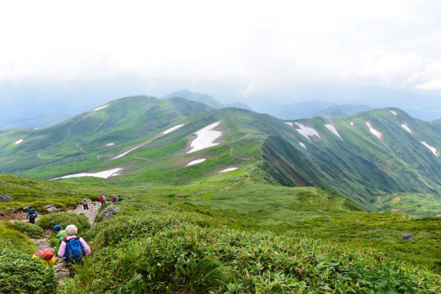 月山・湯殿山　縦走コース