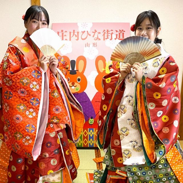 ひと足早い春を感じに♪『庄内ひな街道』