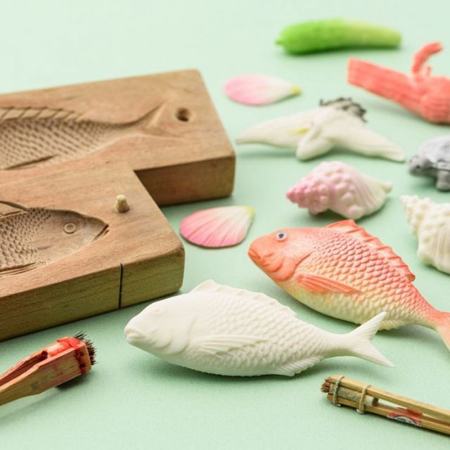 雛の飾り菓子制作体験