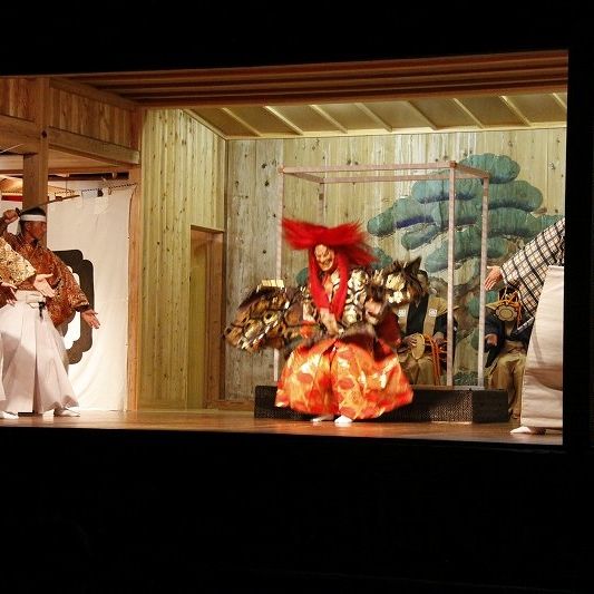 月の能　皇大神社奉納「松山能」