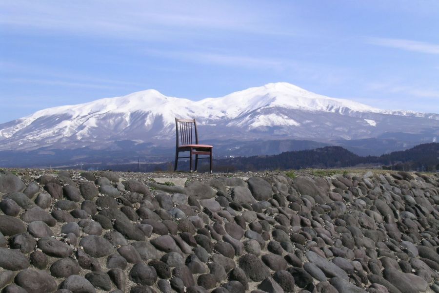 月光川河川敷