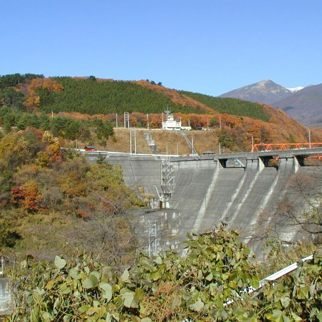 月光川ダム周辺