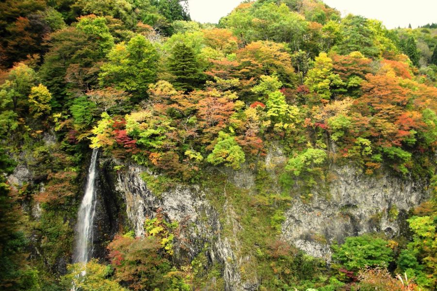 米の粉の滝