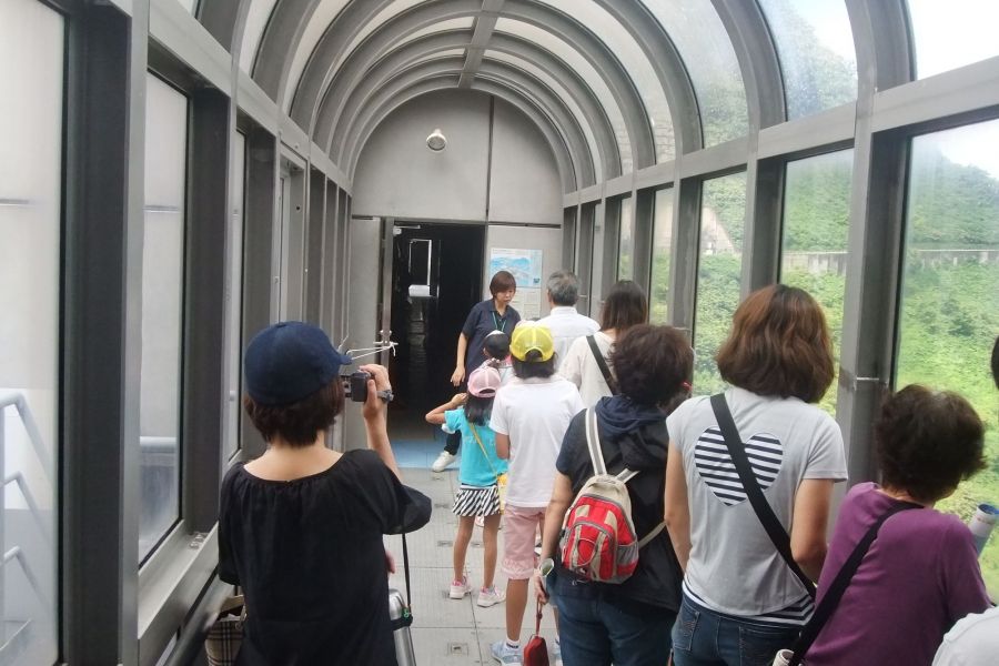 月山ダム見学