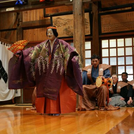 春日神社 祈年祭（黒川能 奉仕）