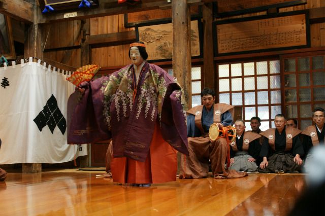 春日神社祈年祭（黒川能）