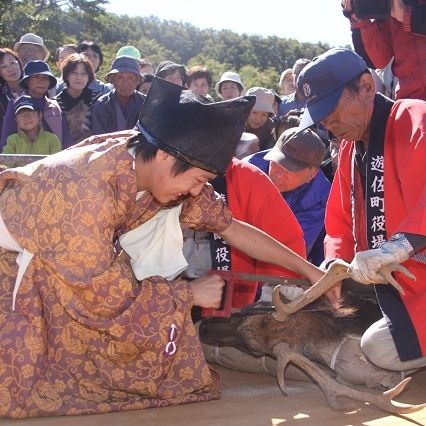 【R５中止予定】鳥海山神鹿角切祭