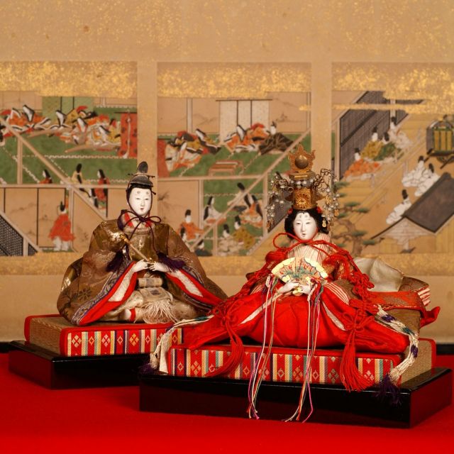 旧青山本邸の雛飾り