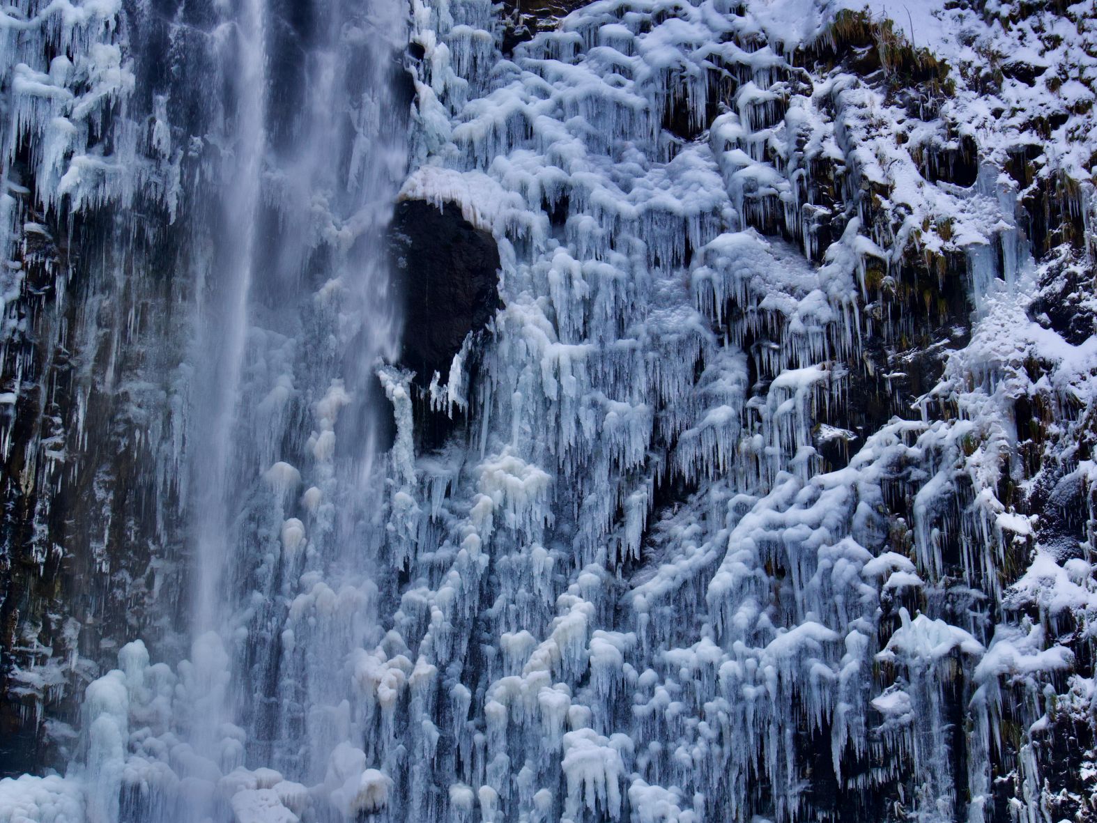 玉簾の滝 氷瀑
