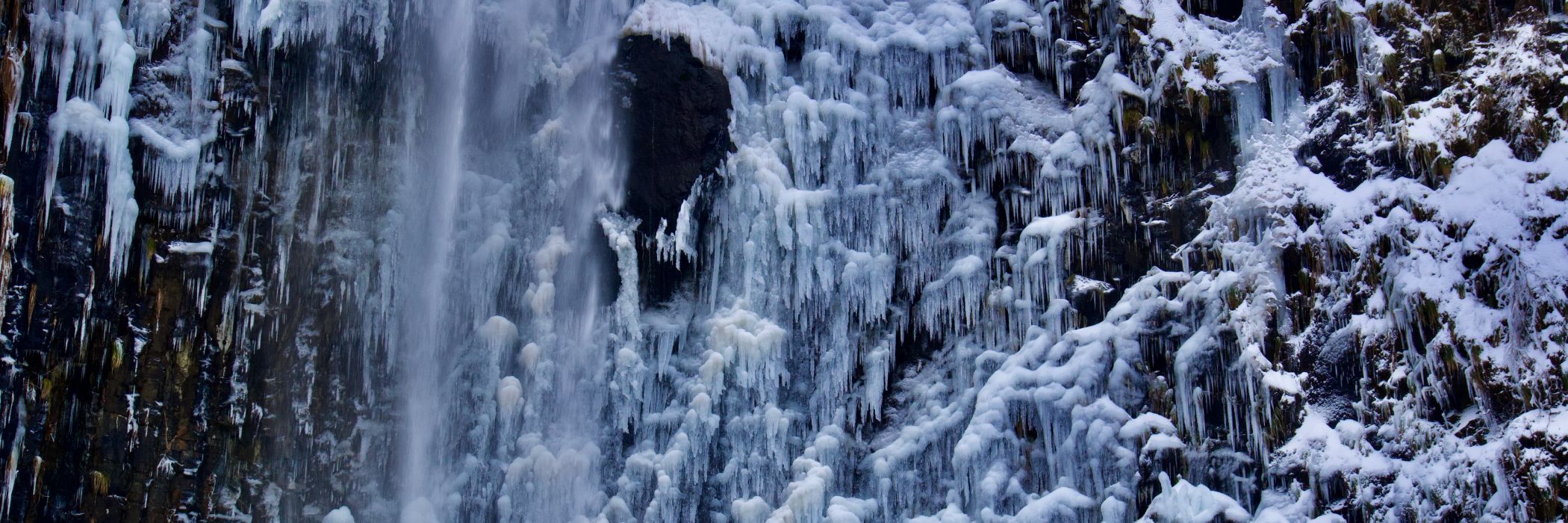 玉簾の滝 氷瀑