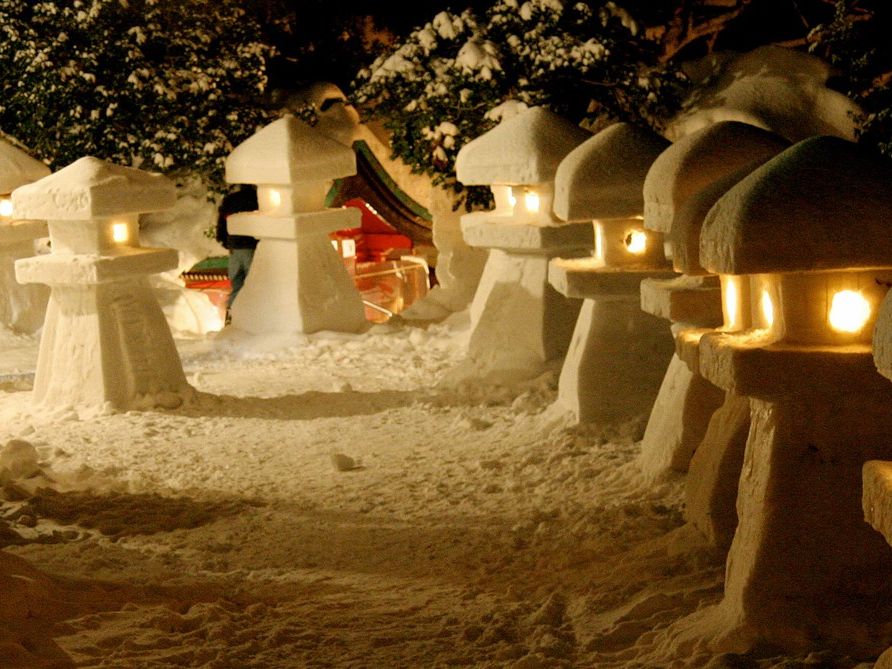 金峯山雪灯篭祭 2026.2.23(月・祝)