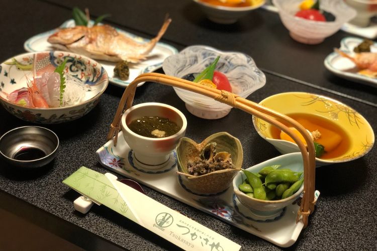 つかさや旅館自慢のお料理