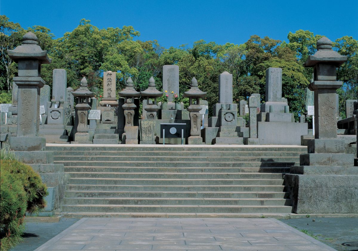 西郷とともに庄内藩士も眠る南洲墓地（写真提供：鹿児島市）